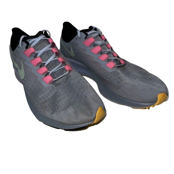 Nike Air Zoom Pegasus 37 Mens 12.5 Z1293 Obsidian Mist BQ9646-401 Sneakers - Picture 1 of 10